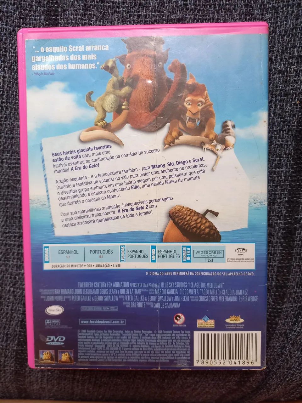 DVD: A ERA DO GELO 2(ORIGINAL) - Foto 3