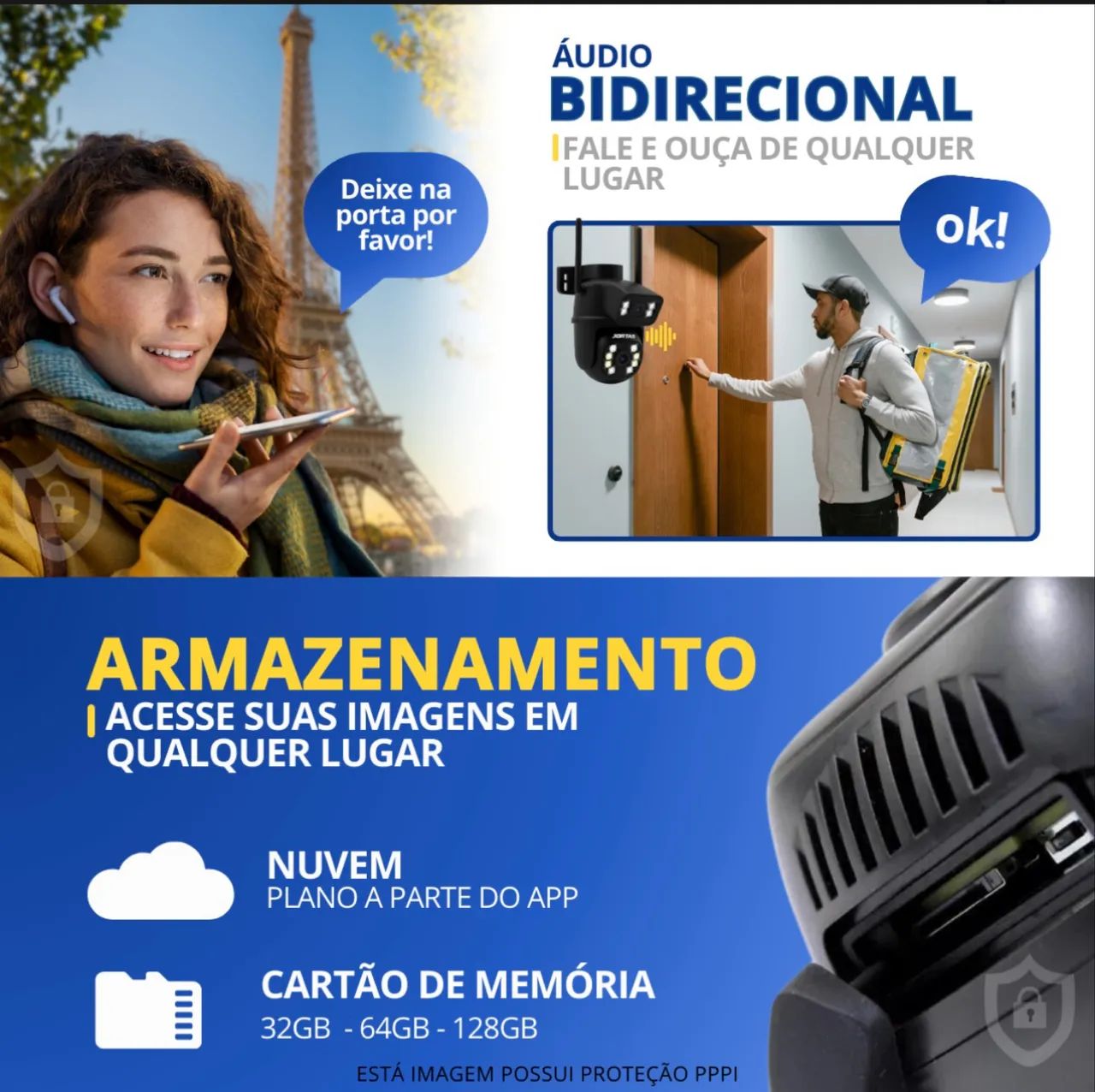 Câmera de Segurança Jortan A28 com Visão Noturna - Foto 4