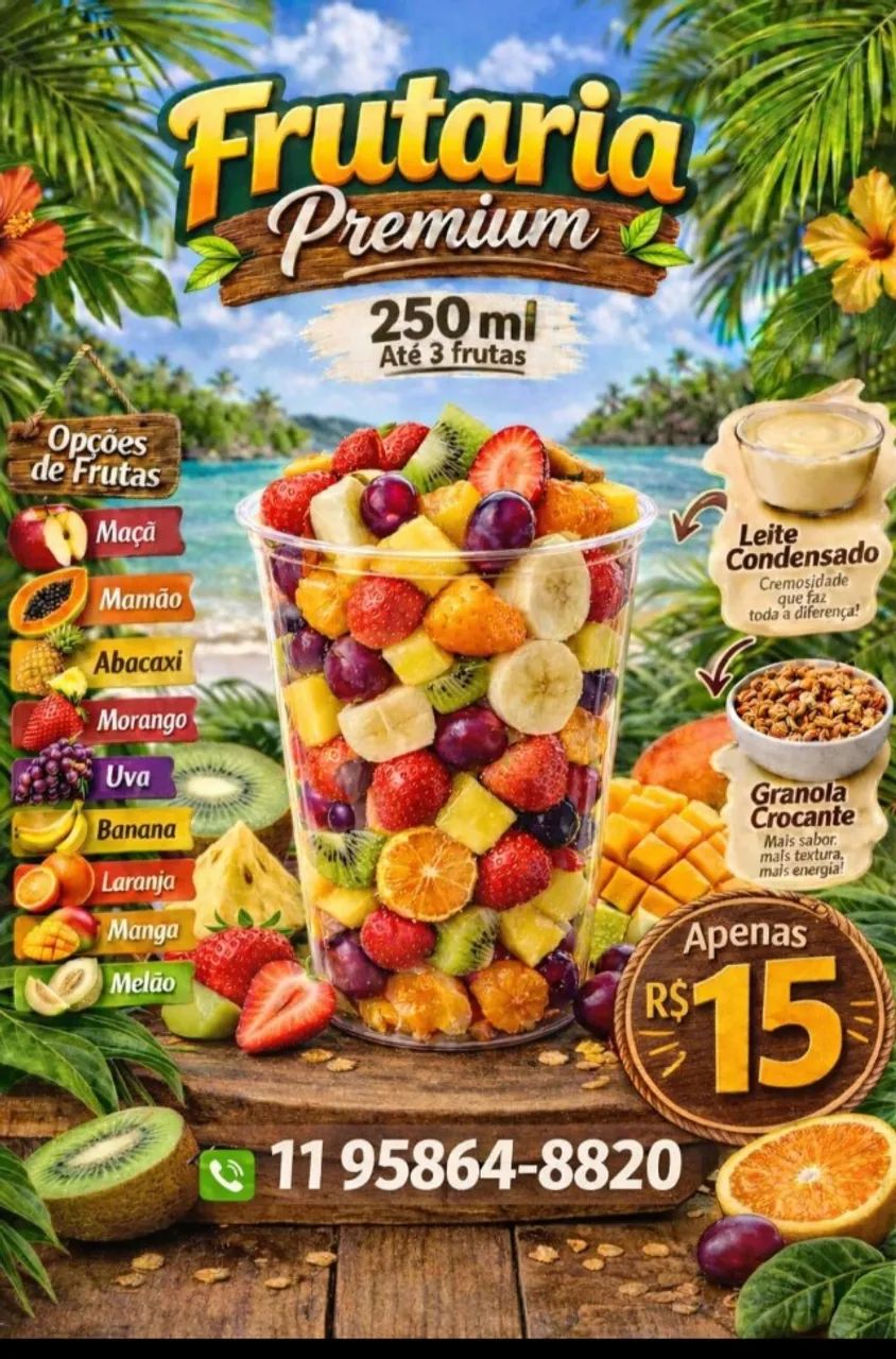 Sala de fruta Frutaria Premium