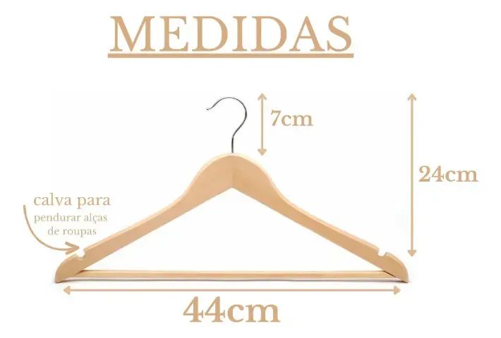 KIT 30 CABIDES DE MADEIRA MARIM PREMIUM - EXCELENTE ESTADO