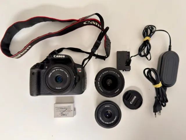 Câmera Canon EOS Rebel T5i + 3 Lentes (Kit Premium para Foto e Vídeo) - Foto 2