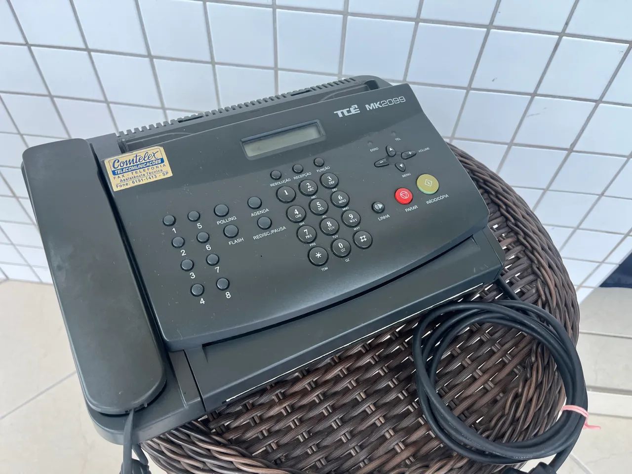Telefone Fax e Copiadora TCE MK2099 - Bivolt - Ótimo Estado - Foto 5