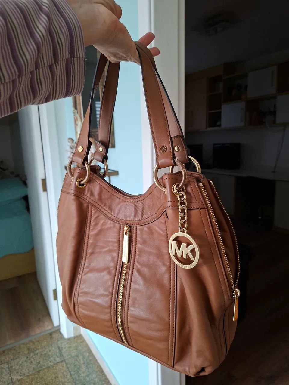 Michael Kors, couro legítimo  - Foto 5