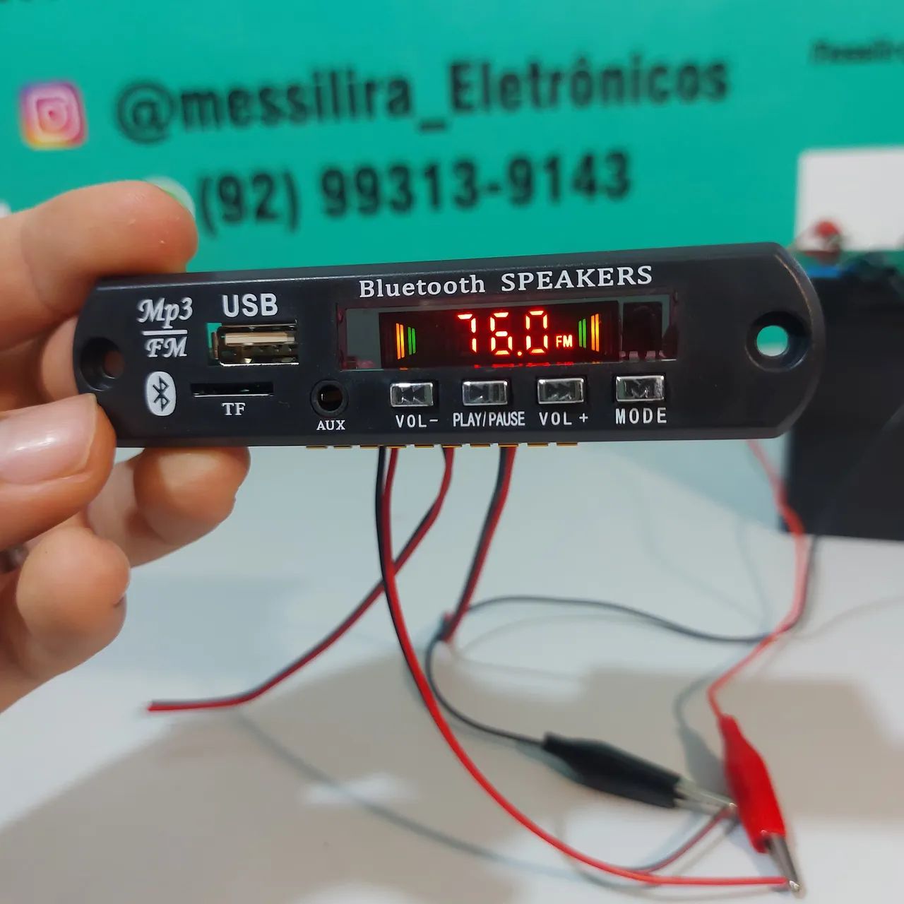 Placa amplificada 12v 2*80w 160w RMS - Foto 4
