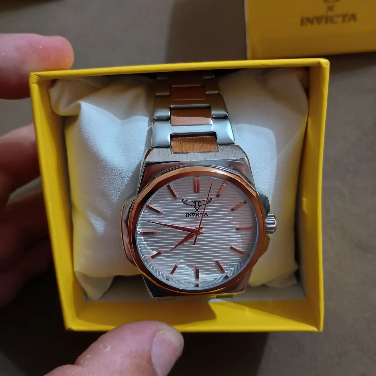 Invicta 69975 prata / ouro rose  - Foto 3