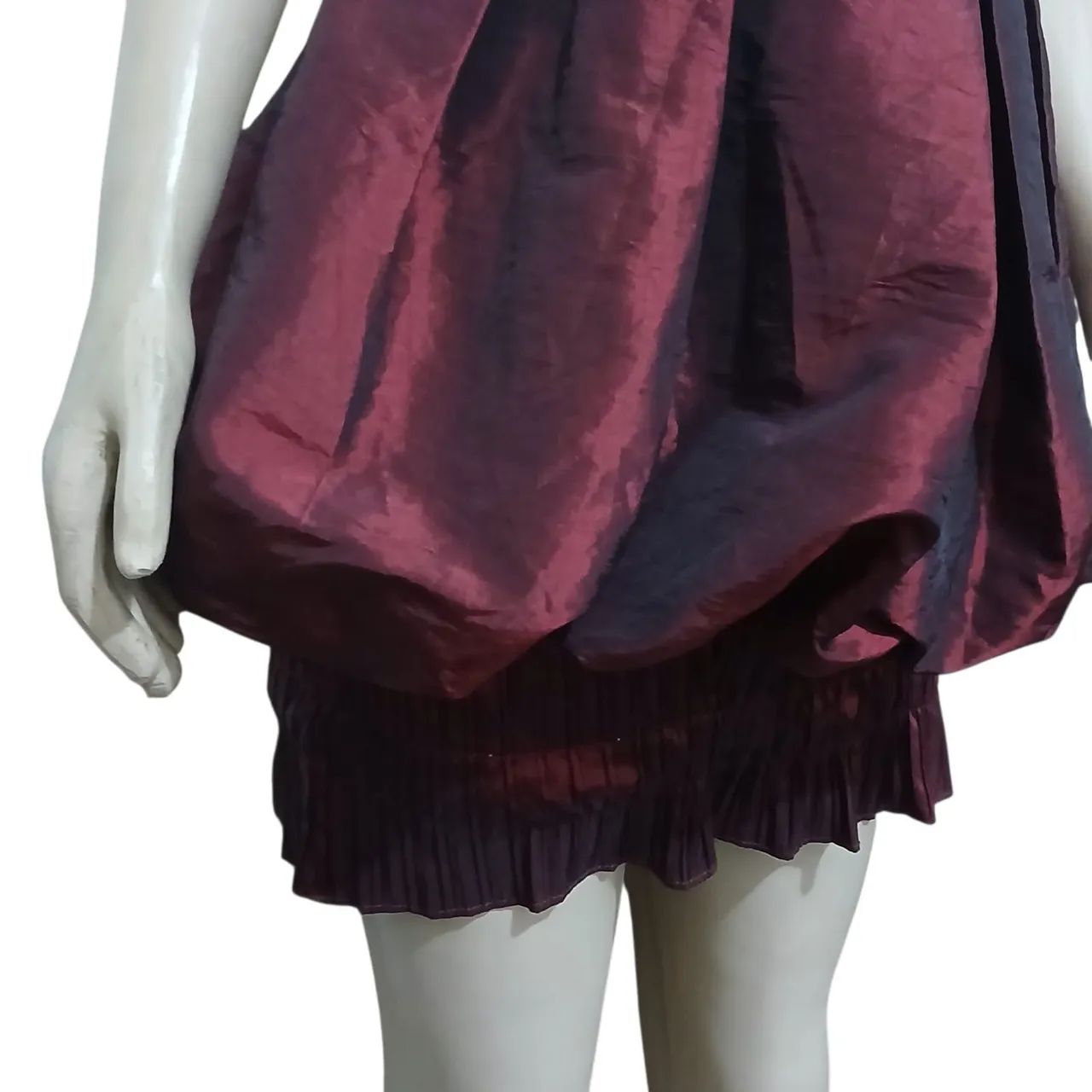 Vestido de festa vinho tam G cód 045 - Foto 5