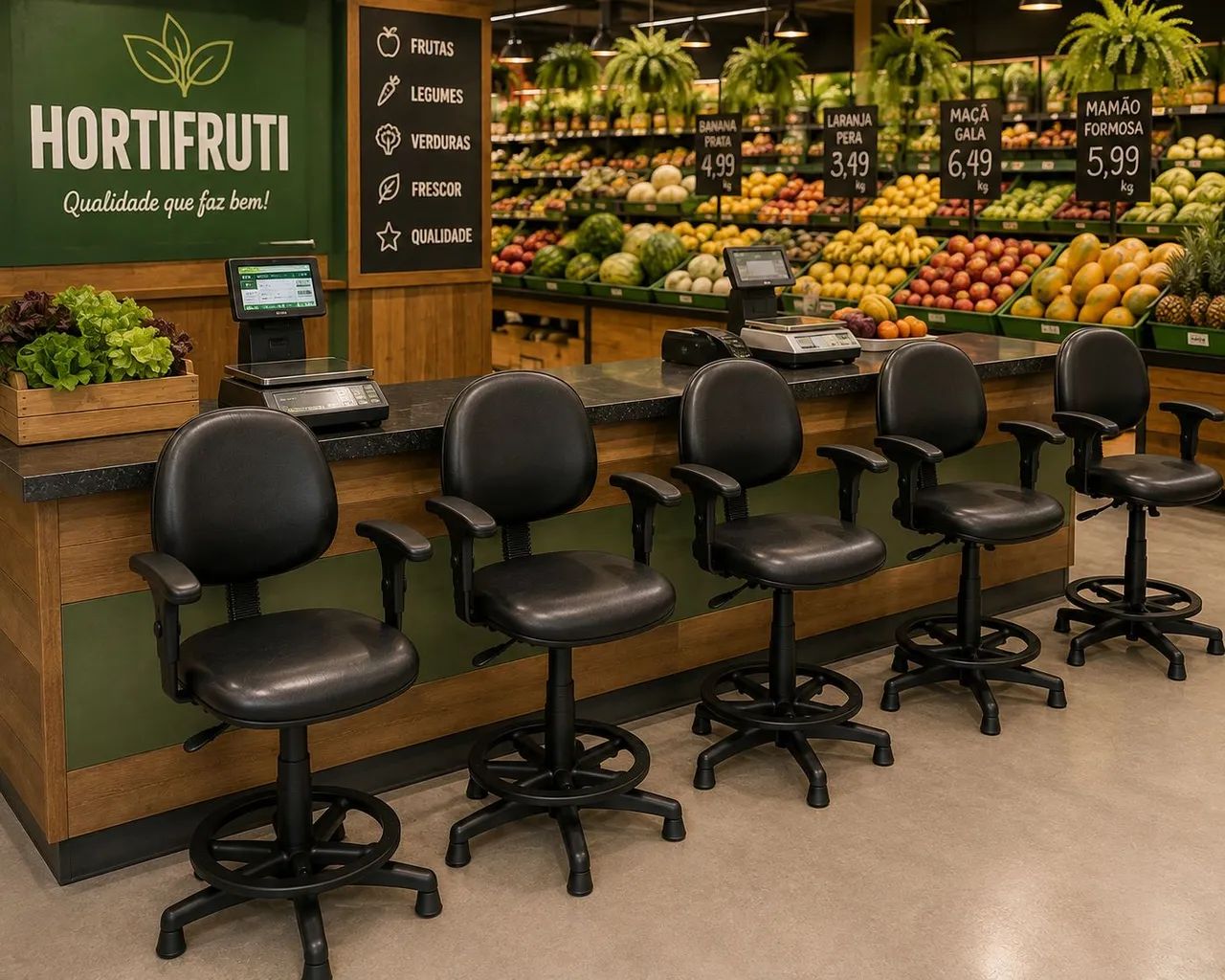 Cadeira para Hortifruti 
