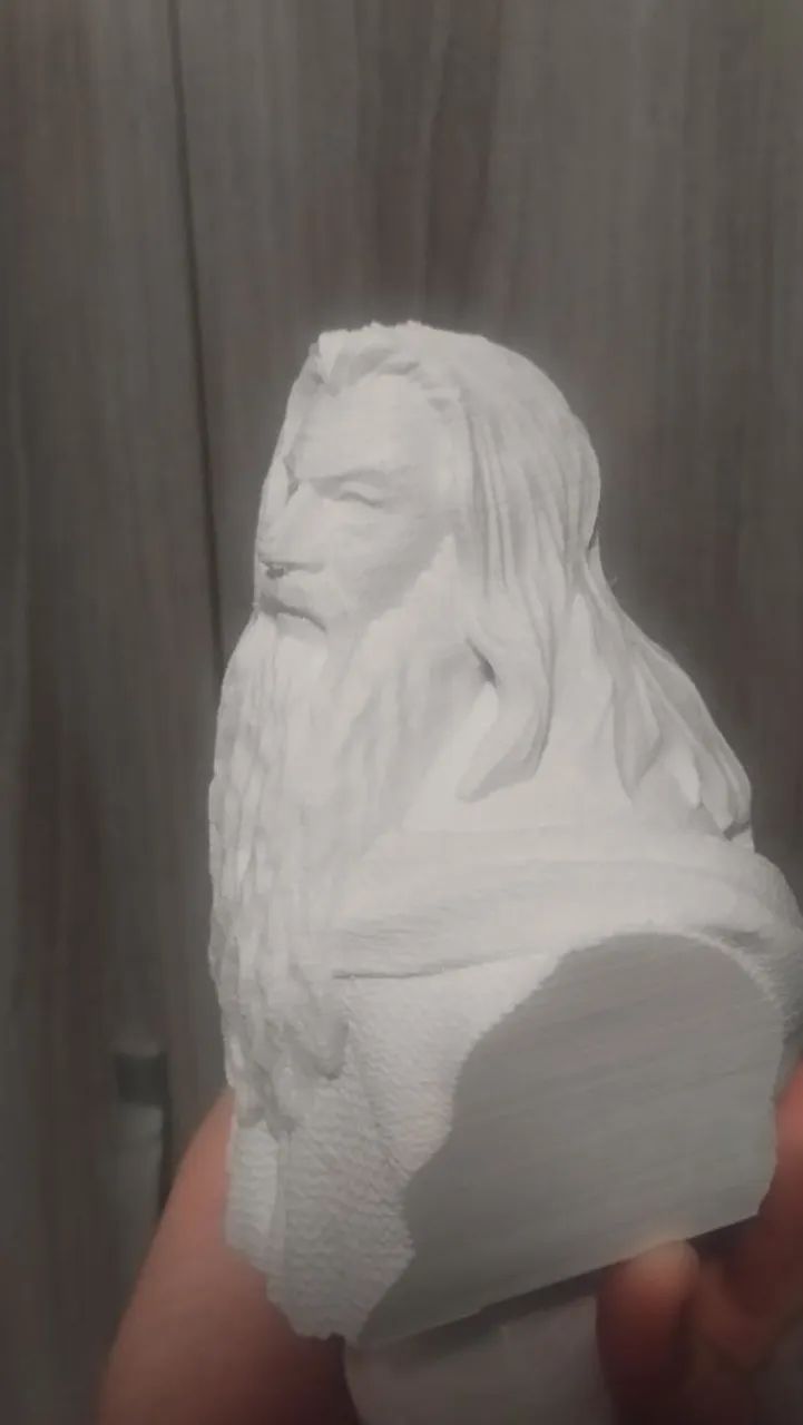 Busto Gandalf Senhor dos Aneis - Foto 3