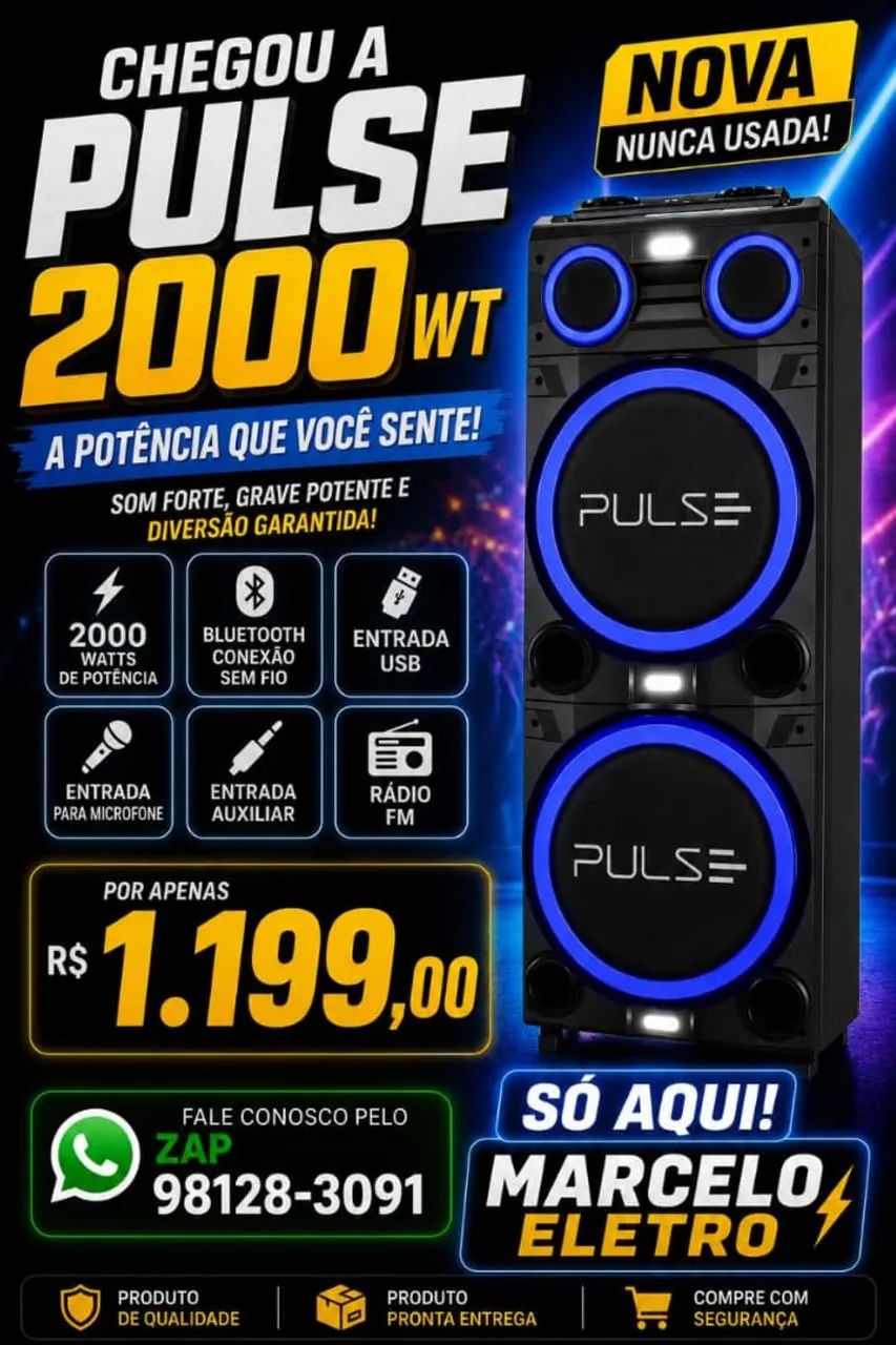 Caixa de som pulse 