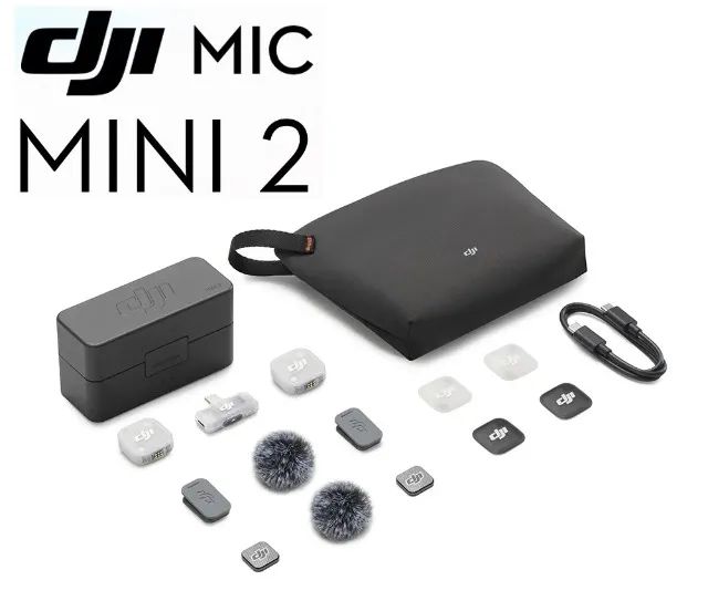 Dji Mic Mini 2 Microfone Sem Fio 2tx 1rx Tipo C  - Foto 2