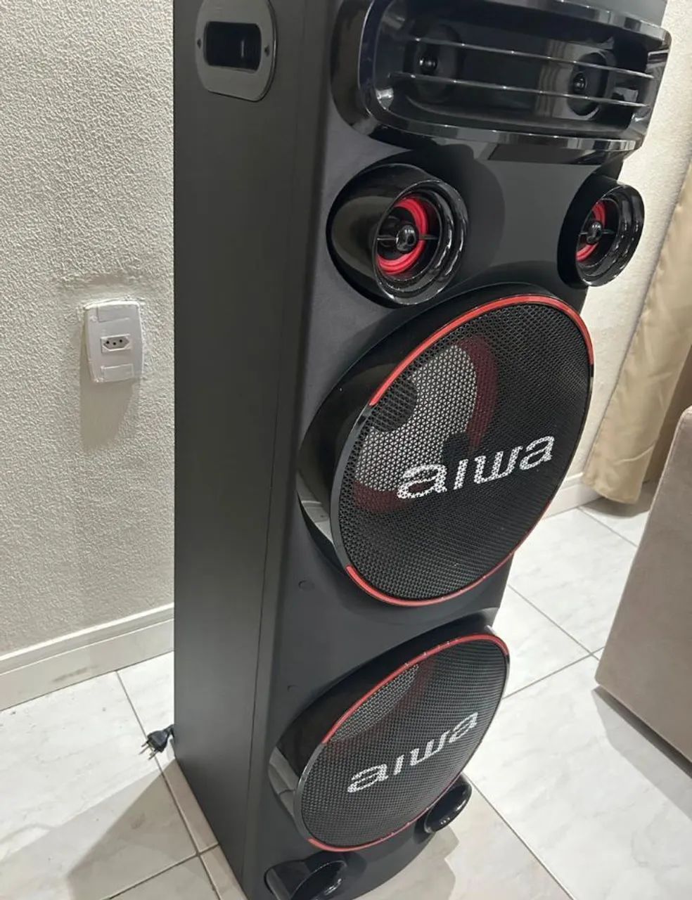 Caixa de som torre aiwa 2300W - Foto 4