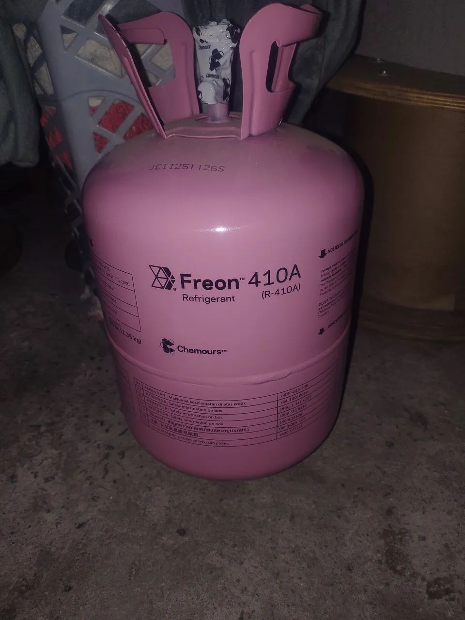 Gás refrigerant 410 a