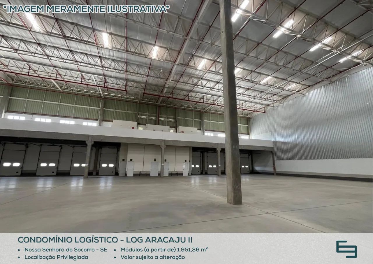 Galpão para alugar em Nossa Senhora do Socorro/SE com 2.135,06 m² e 4 docas