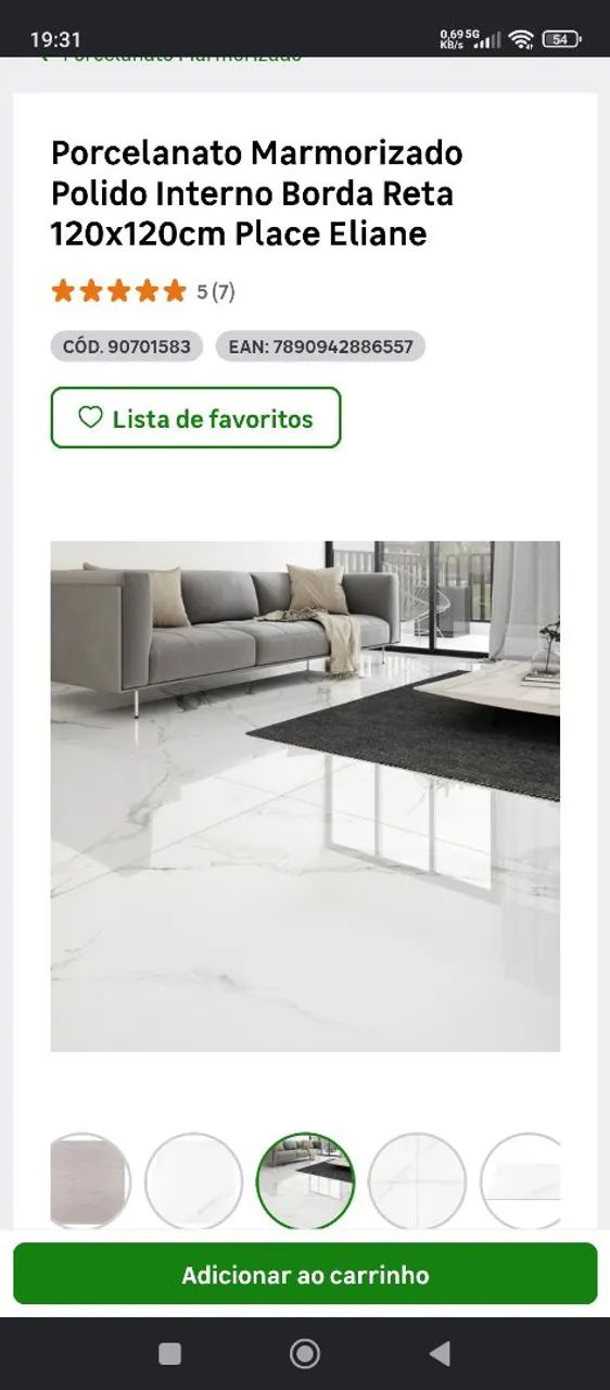 Torro Porcelanato Eliane 1,20x1,20 - Foto 3