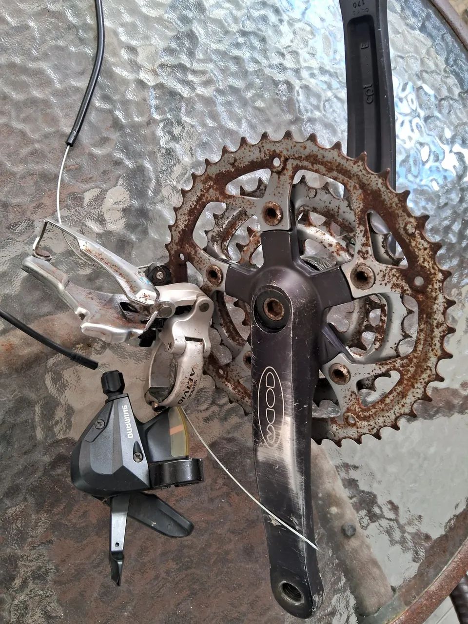 Pedevela 3 coroas bem novinho mtb ciclismo  - Foto 2