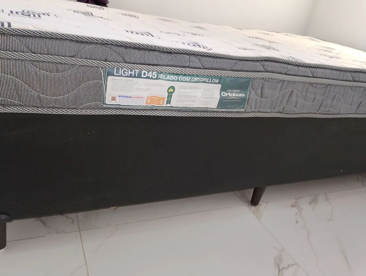 Cama e base estado de novo bem conservado - Foto 2