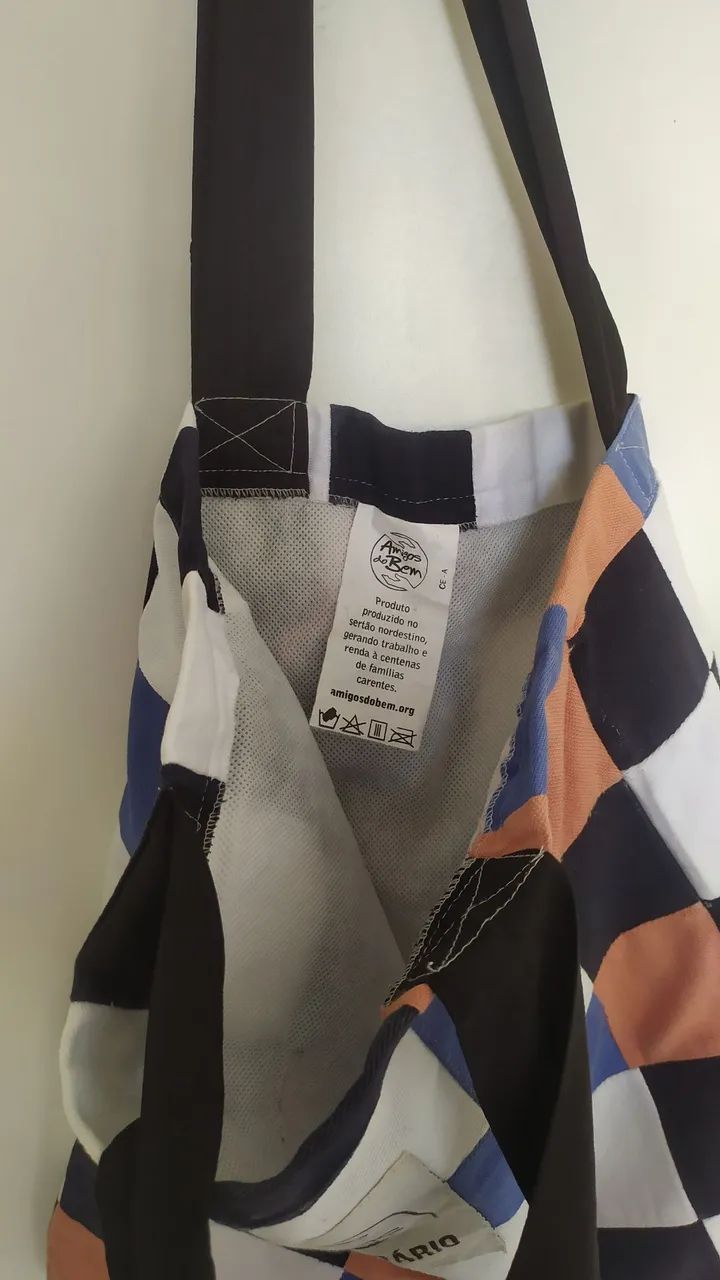 Bolsa em tecido de retalhos  - Foto 2
