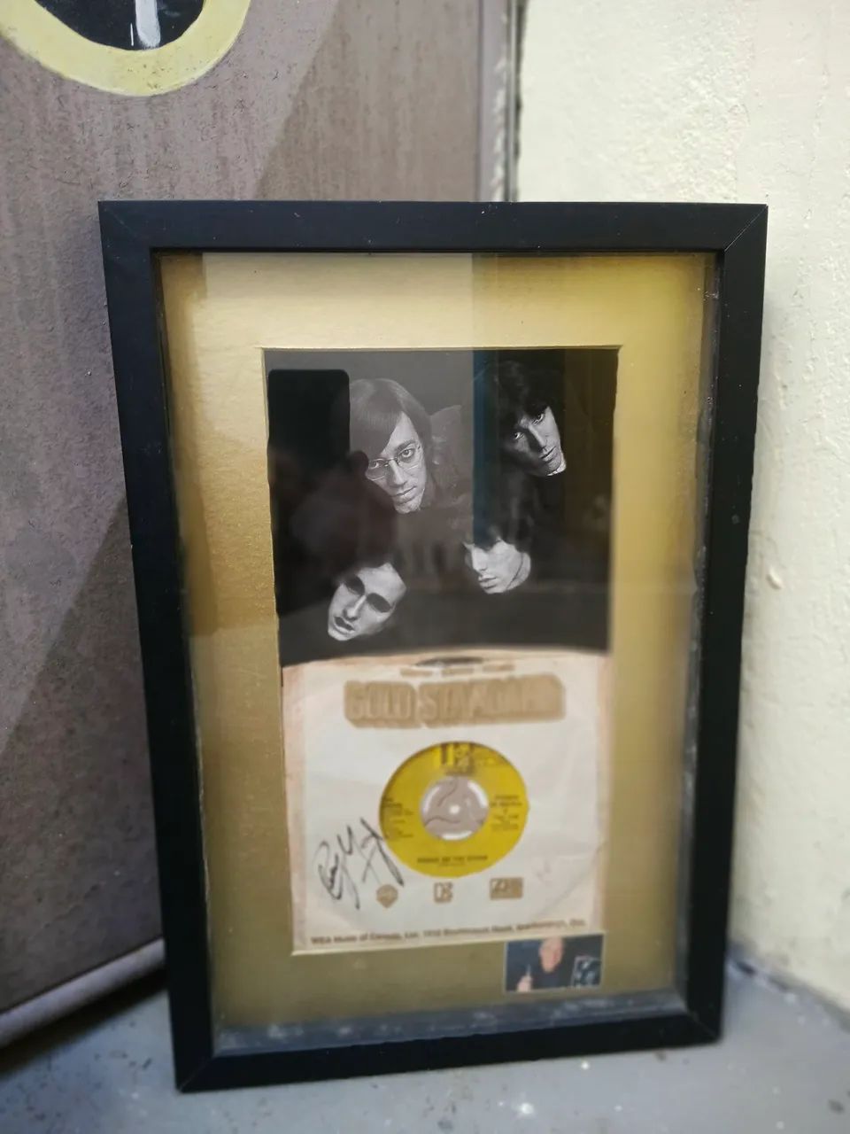 Quadro com autografo