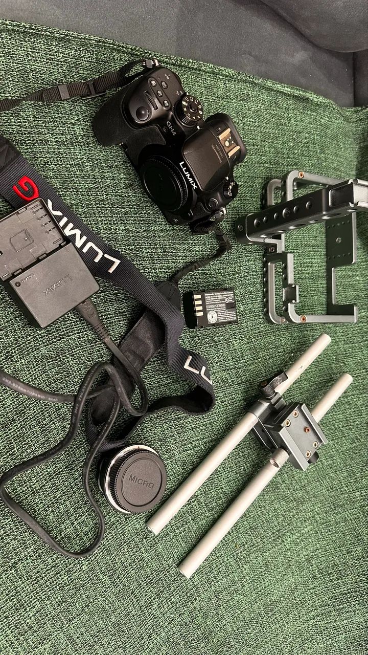 Câmera Gh4 + lente + acessórios - Foto 2