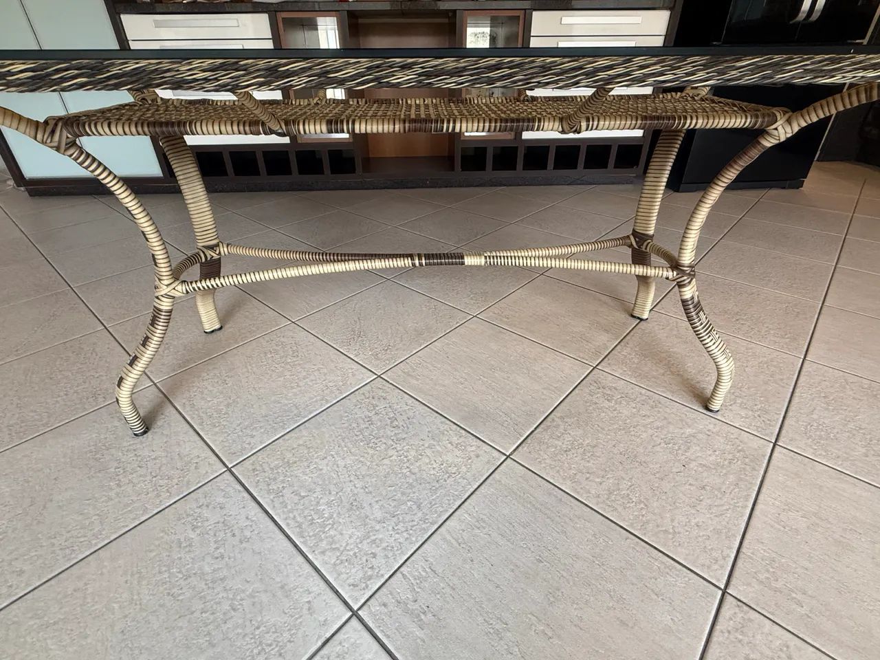 Oportunidade: Mesa Grande Tampo de Vidro  - Foto 3
