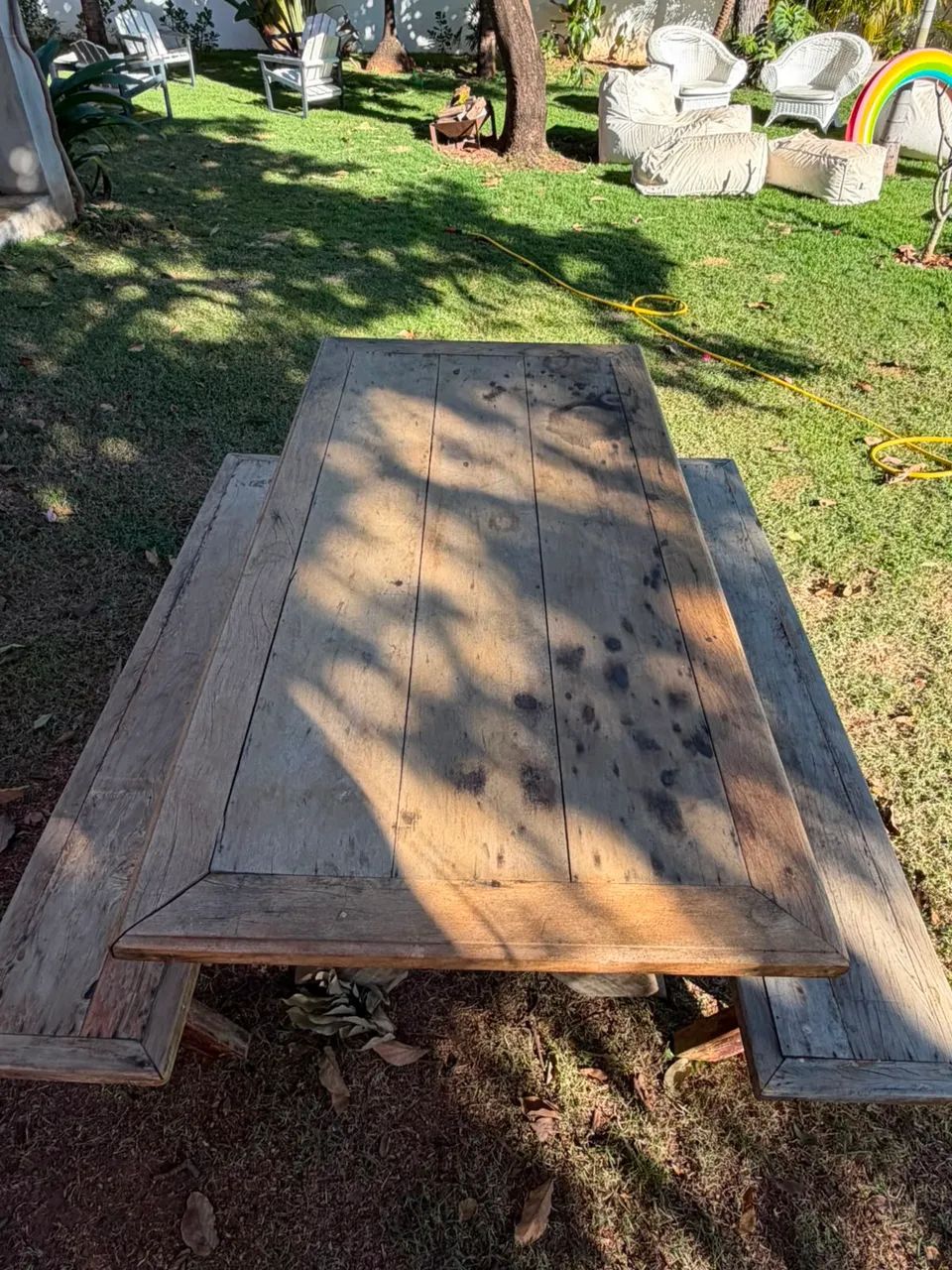 Mesa de madeira maciça - Foto 4