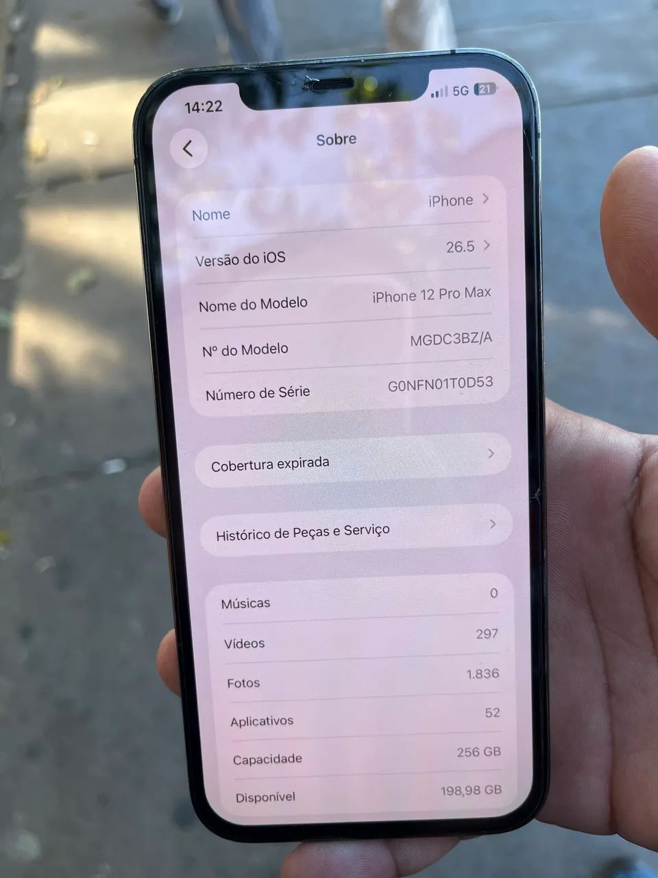 iPhone 12 Pro Max 256gb - Tela trocada ( oled) - Foto 5