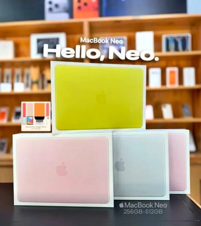 新品未開封 MacBook Neo ブラッシュ 8GB/256GB MACBOOK NEO 8GB 256GB NOVO + NFE - Notebooks - Sul (Águas Claras