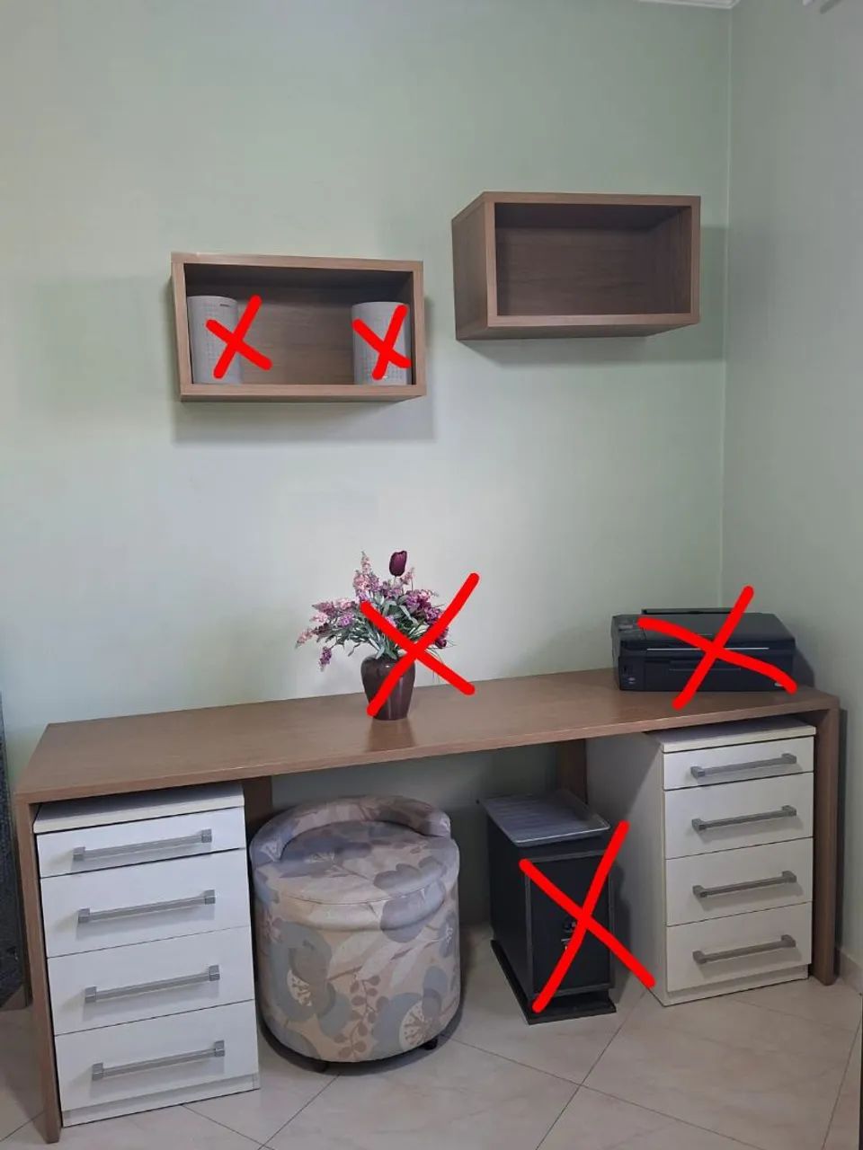 Home office 1,95 X 0,52 completo 