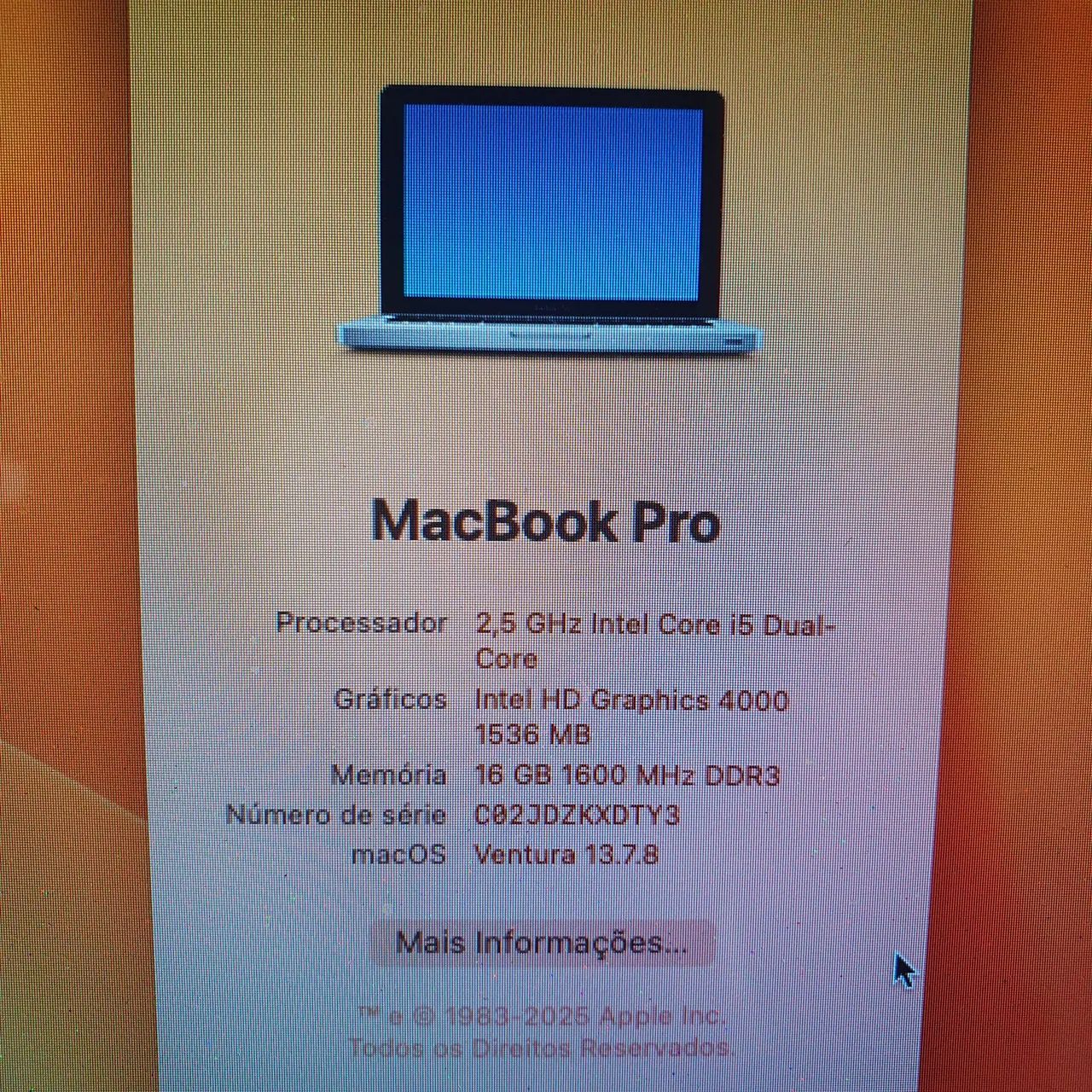 Macbook Pro 2012 - Estado de Novo - Foto 2