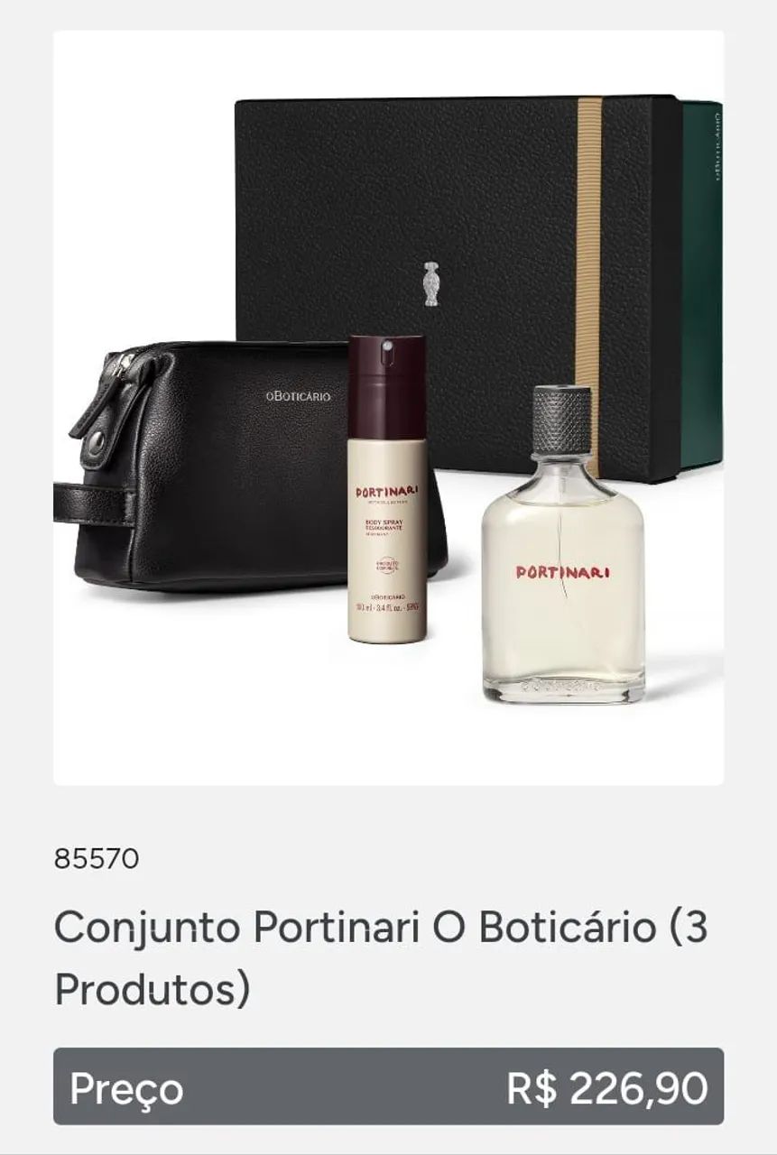 Lindos kits Eudora e o boticário 