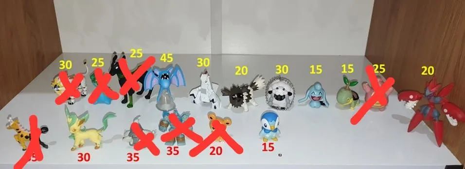 Miniatura Figura brinquedo pokémon diversos - Foto 4