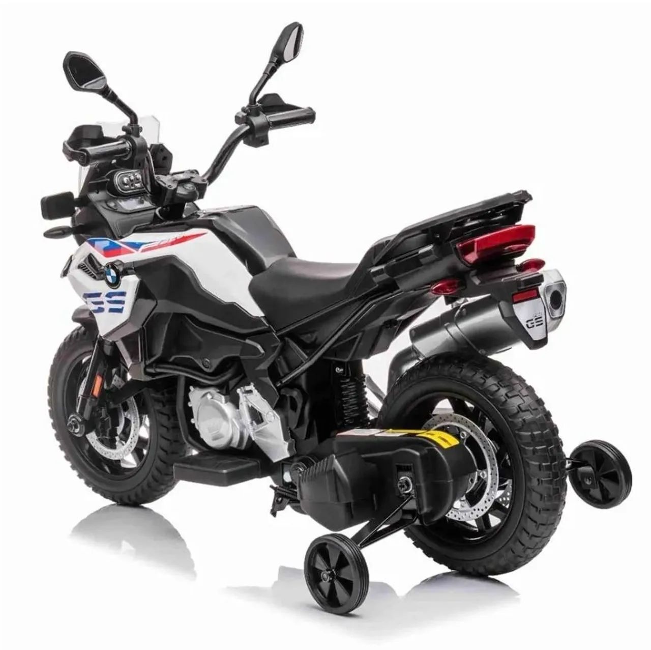 Moto Eletrica Infantil Bmw F850gs 12v Branca Zippy Toys - Foto 3