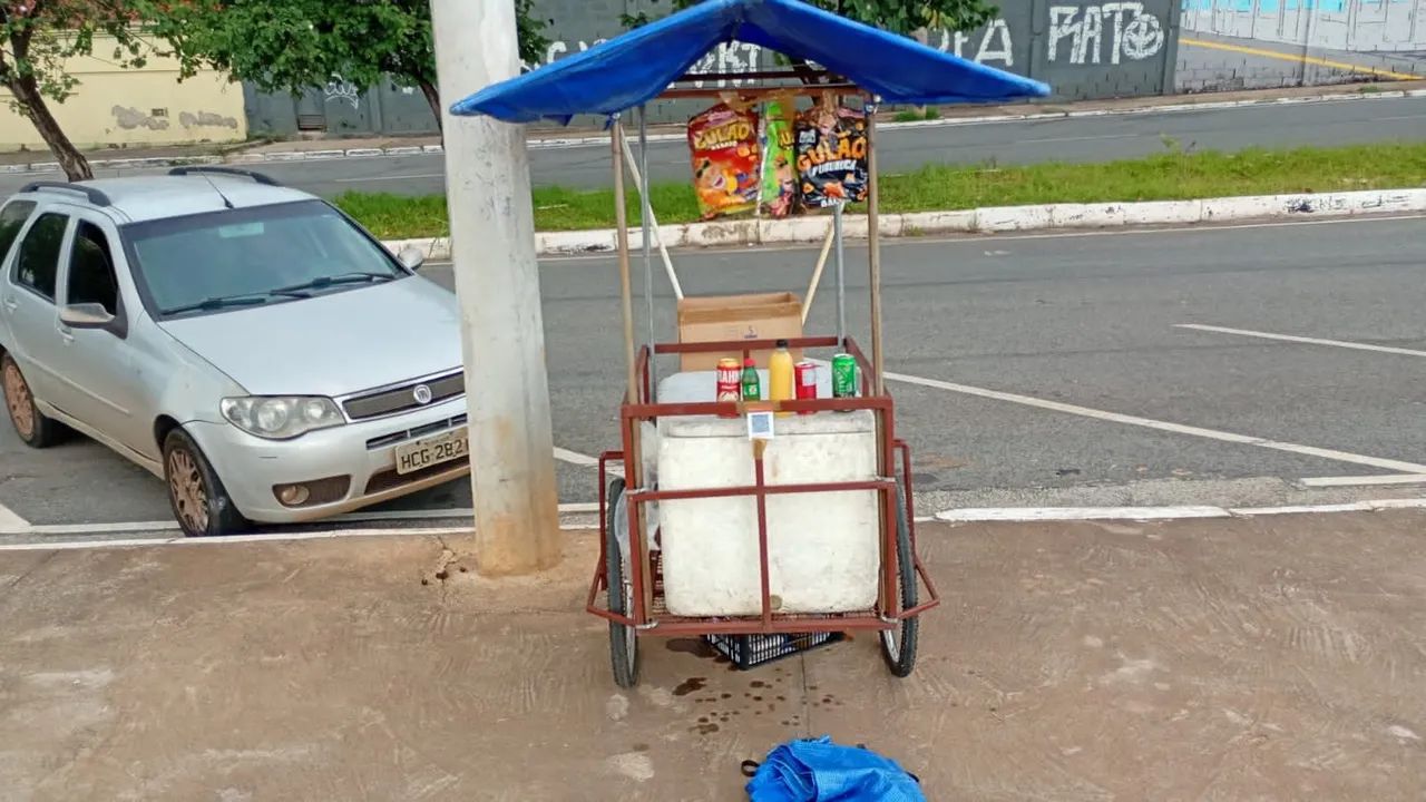 Carrinho para vendedor ambulante  - Foto 2