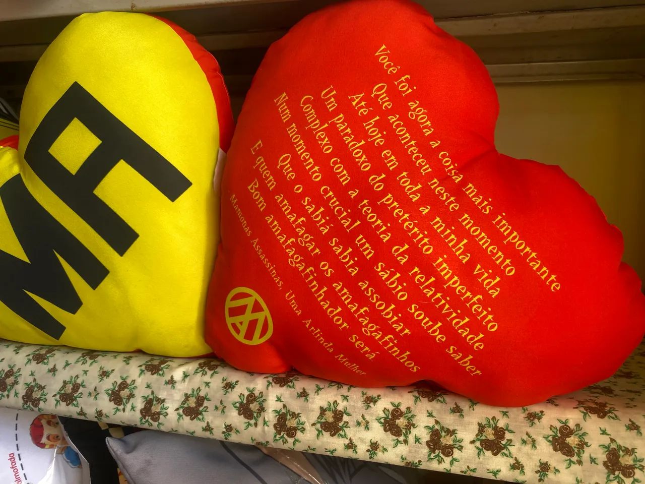 Almofadas Coração Banda Mamonas - Foto 4