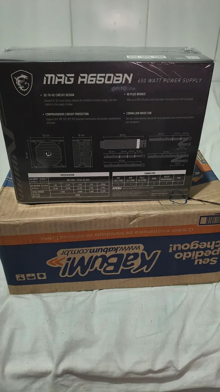 Fonte msi Mag 650w - Foto 2