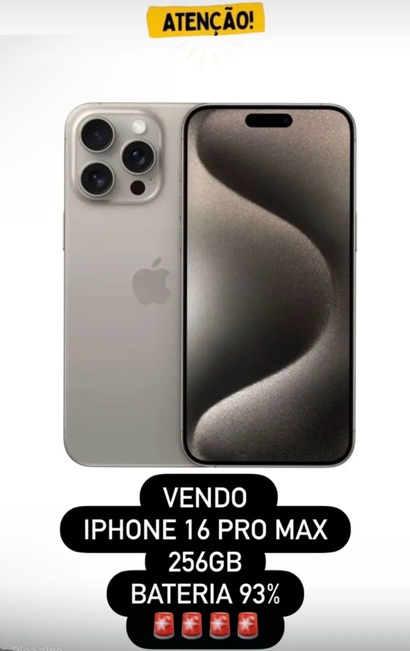 Vendo IPhone 16 Pro Max 256gb
