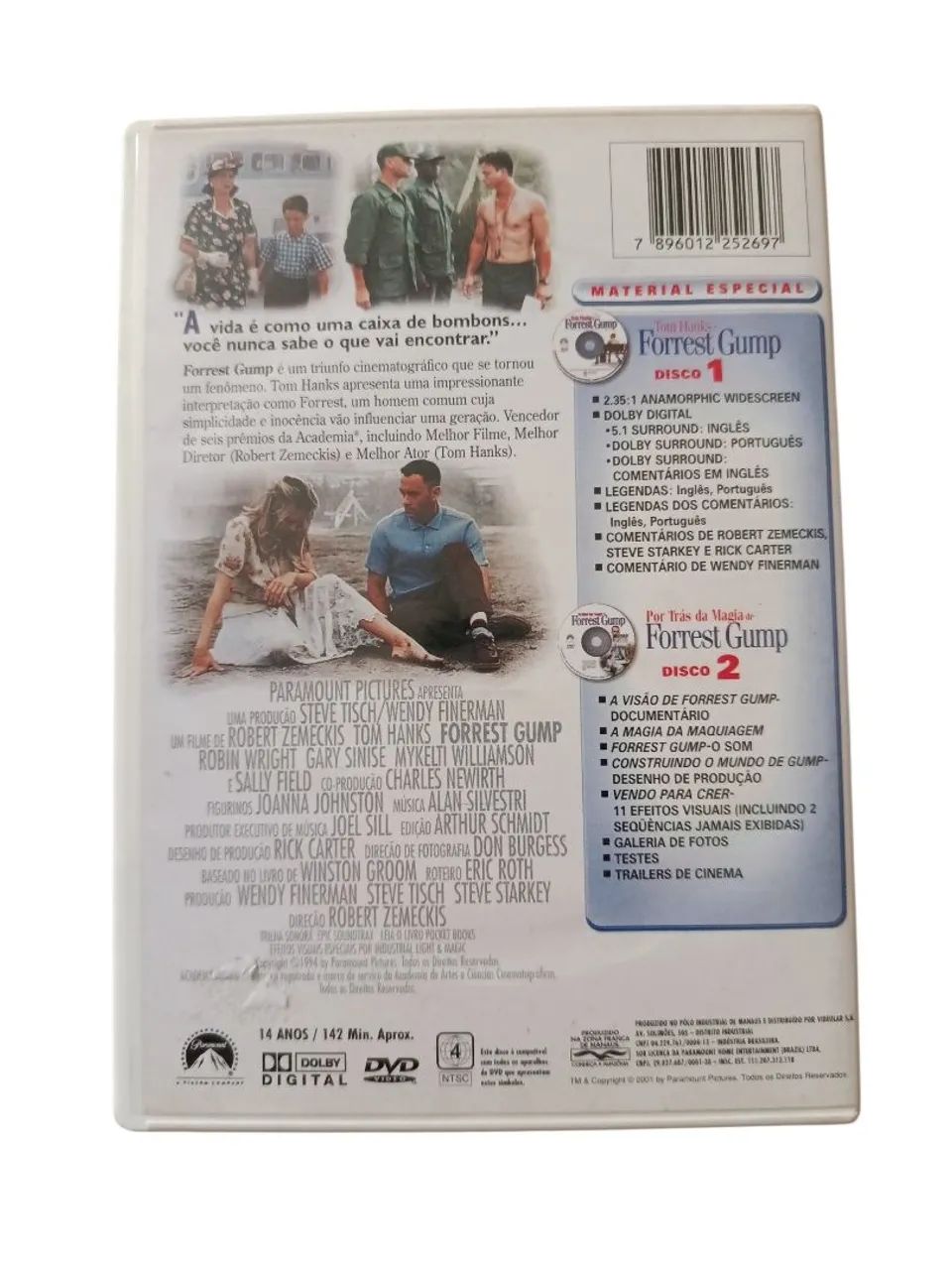 Dvd duplo Forrest Gump - Tom Hanks  - Foto 2