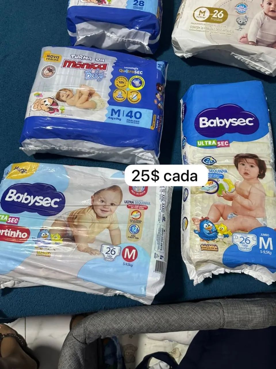Fraldas M várias marcas  - Foto 3