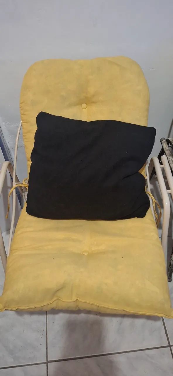 2 cadeiras de ferro super resistente  - Foto 3