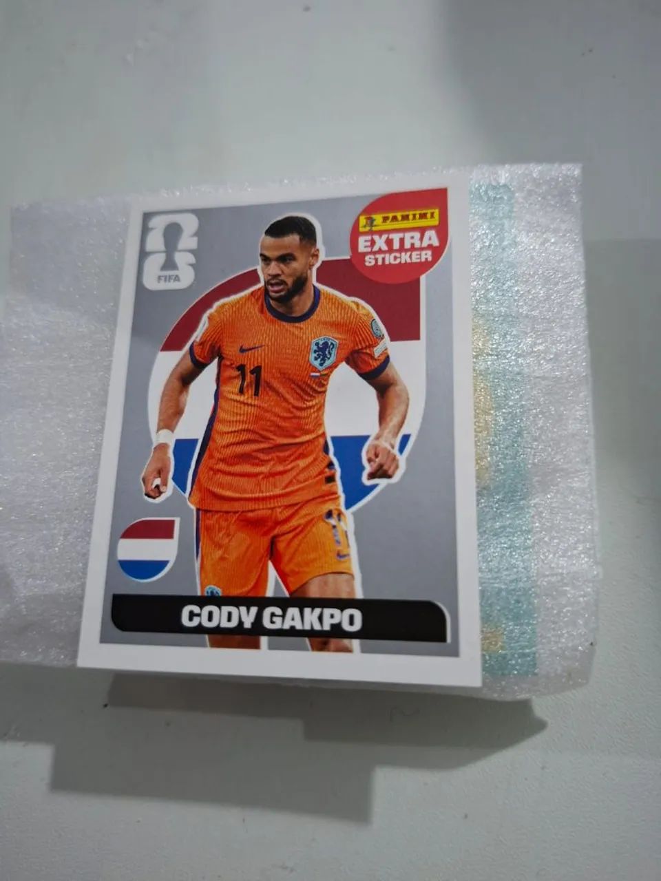 Figurinha extra legend copa 2026 Cody Gakpo  prata original  - Foto 2