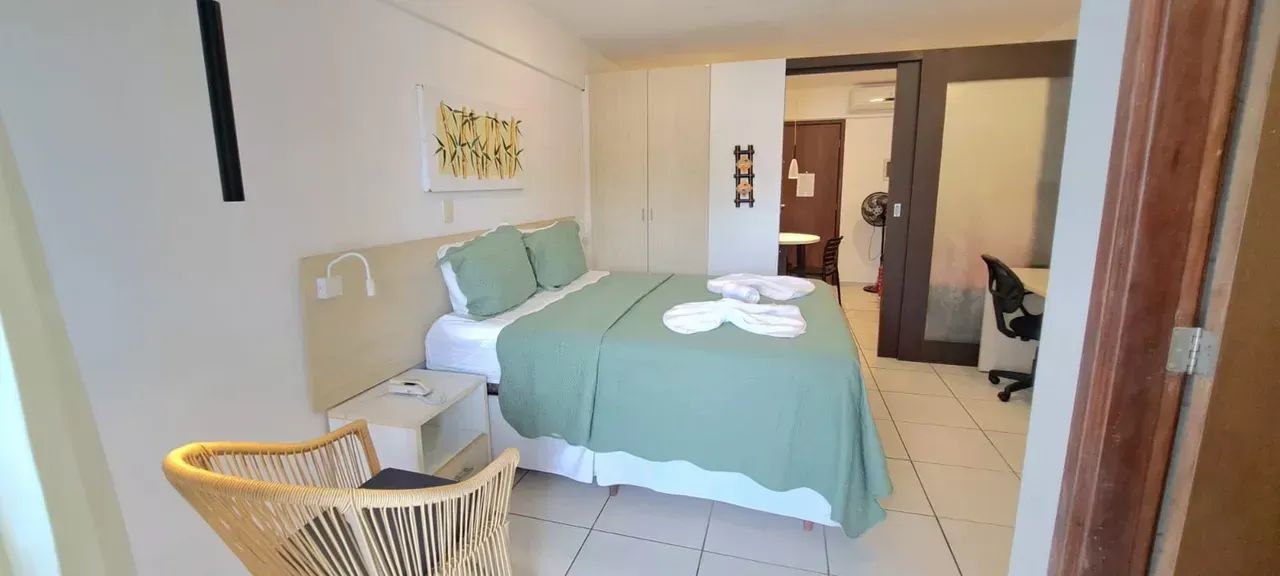 Lindo Flat Moderno e Mobiliado com Vista para o Mar - Ponta Negra - Foto 2