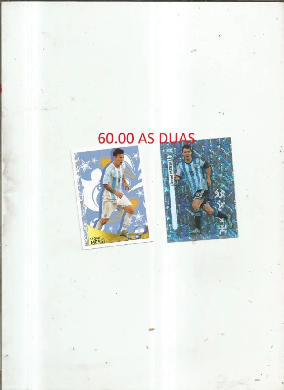MESSI CENTENARIO COPA AMERICA COPA CHILE - 80.00 AS DUAS 