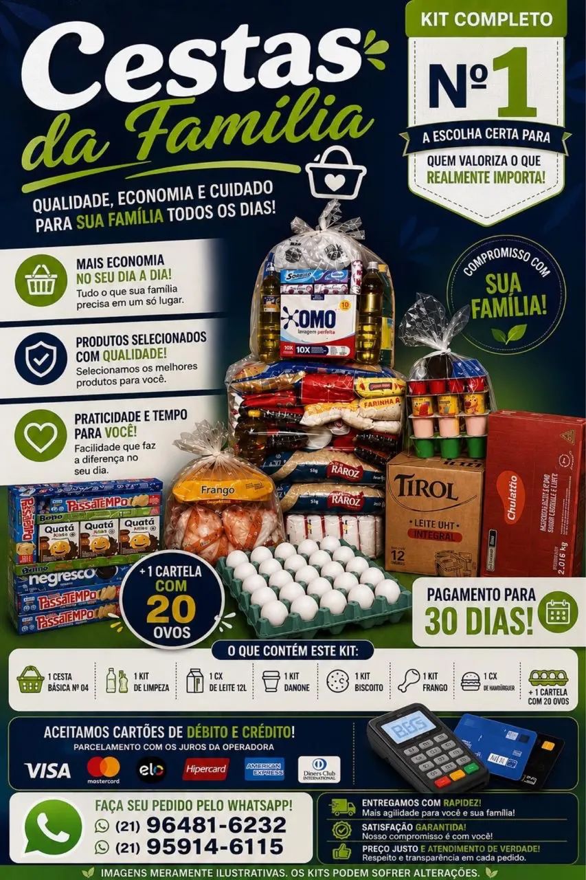 Cesta da família. - Foto 2