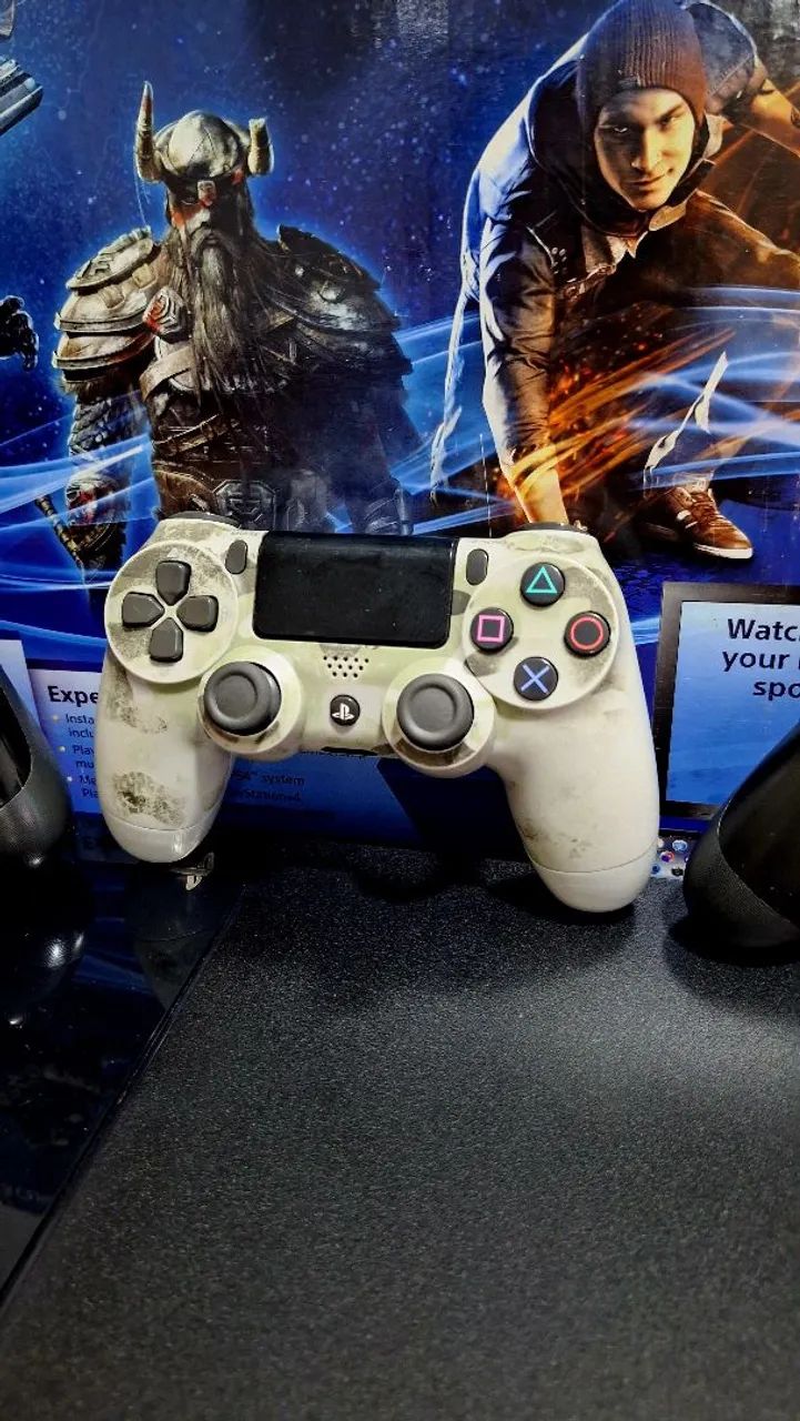 Vendo ou Troco Sony Playstation 4 FAT +03 Controles +10 Jogos Parcelo em até 12x S/Juros - Foto 5
