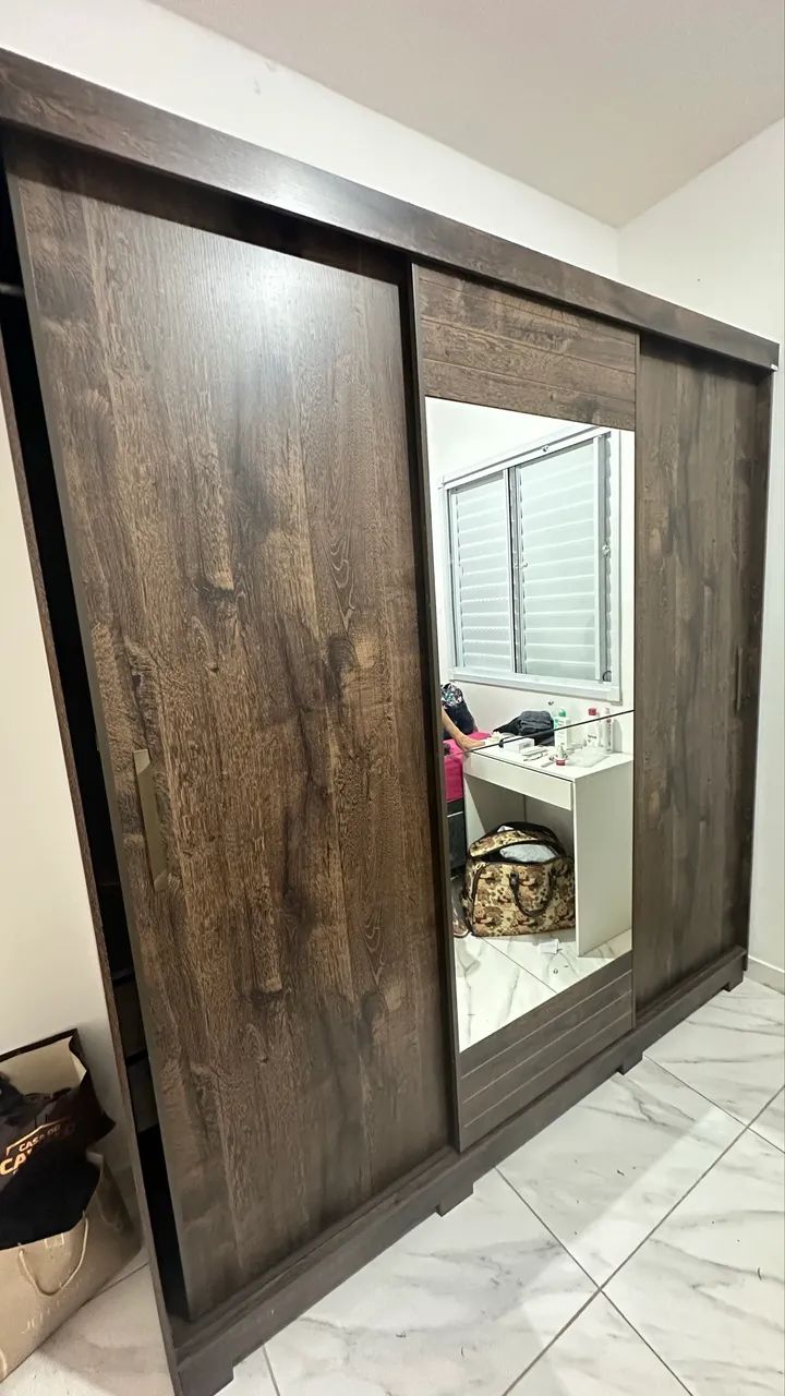 Guarda roupa casal 3 portas  - Foto 2