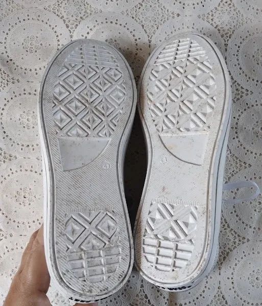 Sapato branco cano médio - Foto 4