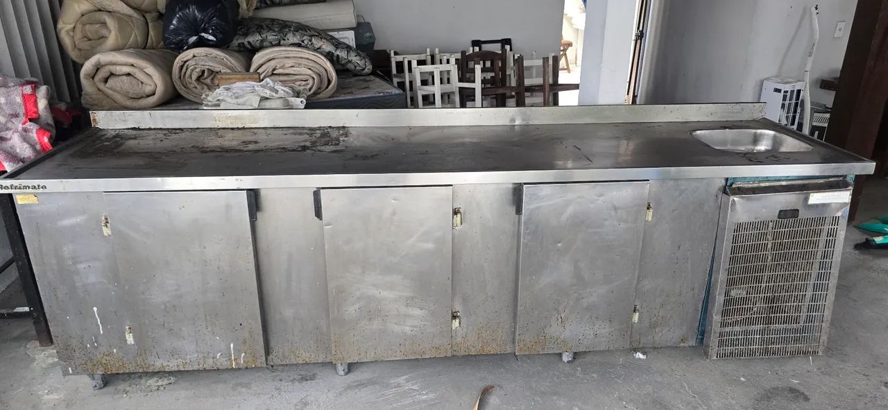 Balcao Refrigerado 3m com cuba