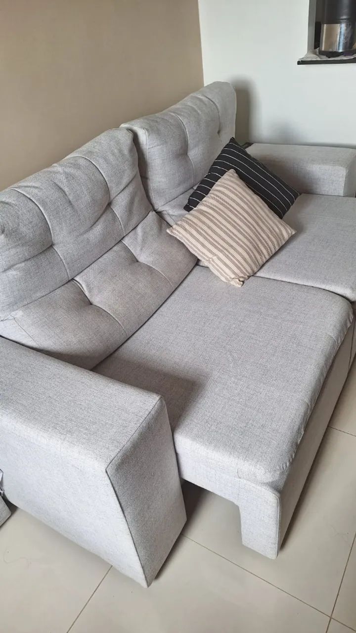 Sofá reclináveis de linho - Foto 3