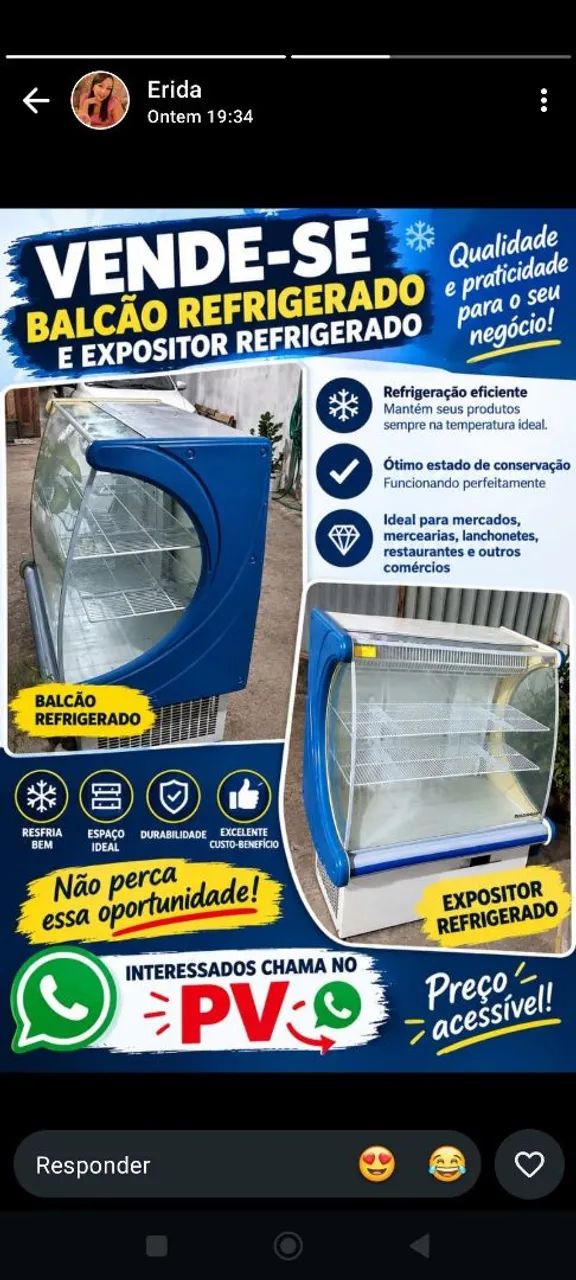 Vitrine Espositora refrigerada