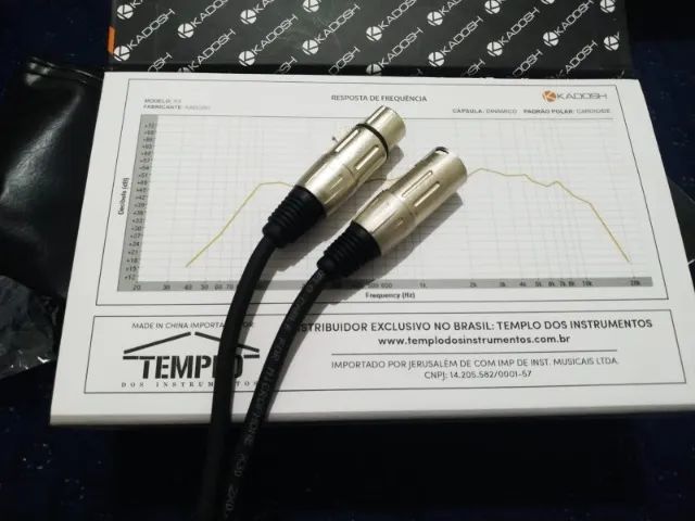 Microfone Kadosh K-3 Kit Completo com cabo e tripé. - Foto 2